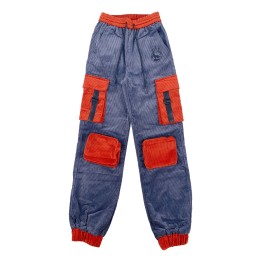 Order contrasting corduroy multi-pocket trousers, leggings trousers, contrasting color bags, multi-pocket work trousers, embroidered LOGO H288 Order contrasting corduroy multi-pocket trousers, leggings trousers, contrasting color bags, multi-pocket work trousers, embroidered LOGO H288